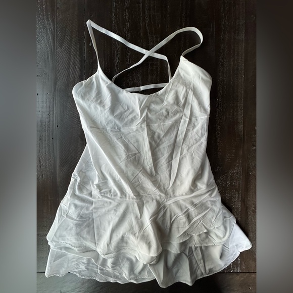aerie Pants - Aerie Offline NWT White Tennis Dress with shorts underneath.